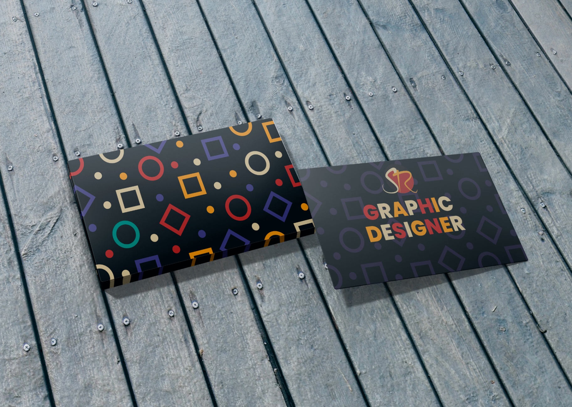 بطاقة أعمال - Graphic Designer — هوية تجارية | تصميم بصمة سحر